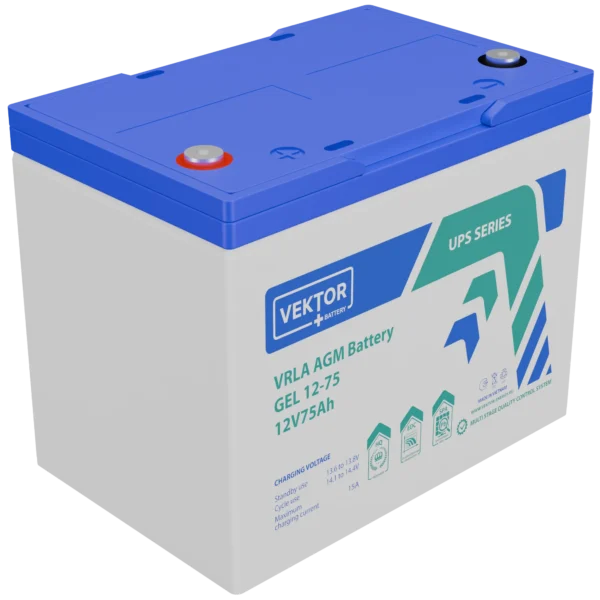 Аккумулятор VEKTOR GEL 12-75 (12В | 75Ач)