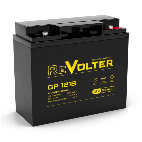 Аккумулятор ReVolter GP 1218 (12В | 18Ач)