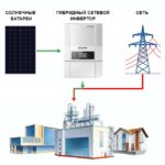 Сетевая солнечная электростанция 60кВт